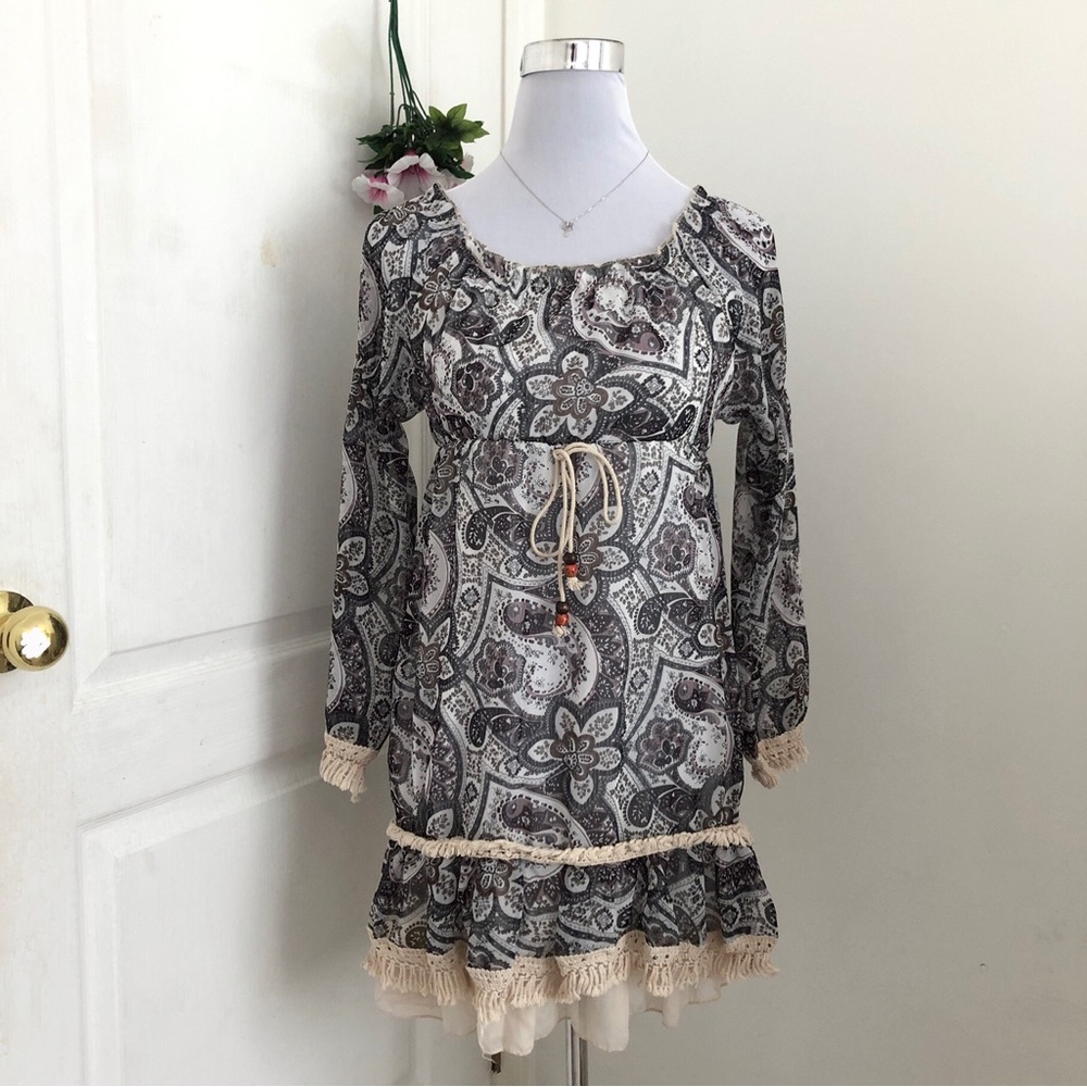 babydoll boho dress